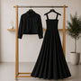 Bintamal Graceful Two-Piece Set – Elegant Jacket & Maxi Skirt for Women
