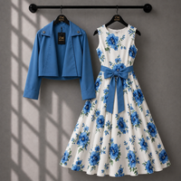 Luxe Bloom Jacket Maxi Set