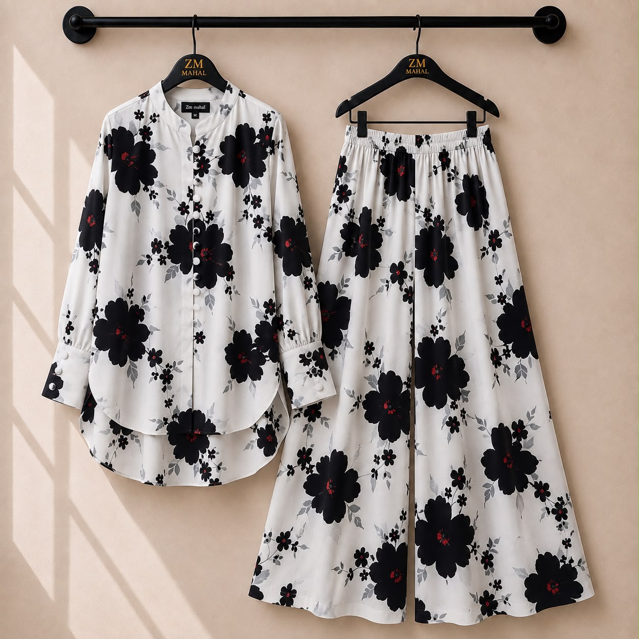 Floral Bloom Shirt & Palazzo Co-Ord Set