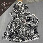 Stylish Bonanza Style 2 Piece Floral Frock with Dupatta Code-13