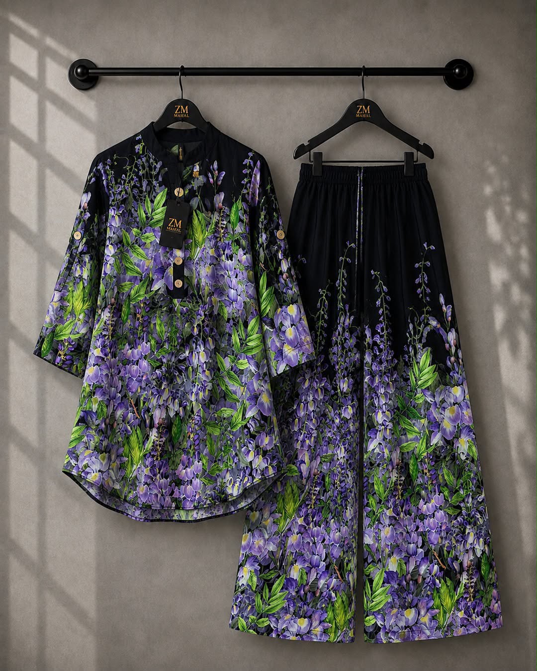 Elara Co-Ord Border Print