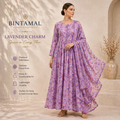 Stylish Bonanza Style 2 Piece Floral Frock with Dupatta Code-1