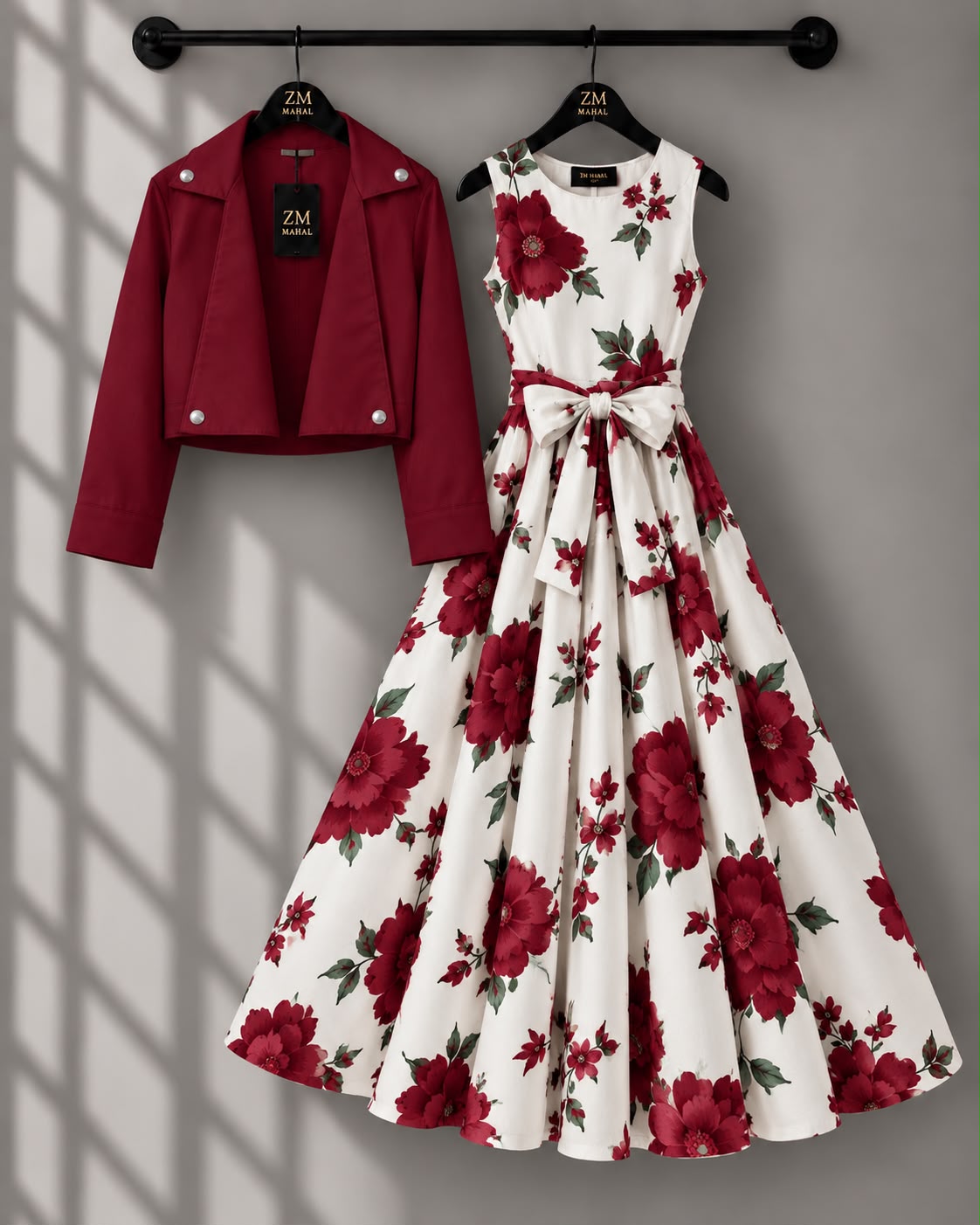 Luxe Bloom Jacket Maxi Set