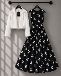 Luxe Bloom Jacket Maxi Set