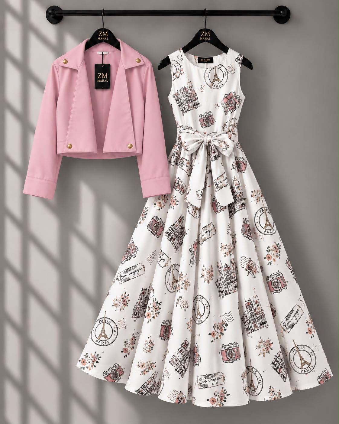 Luxe Bloom Jacket Maxi Set