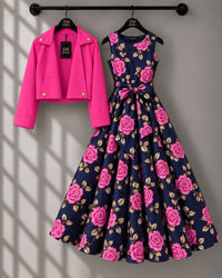Luxe Bloom Jacket Maxi Set