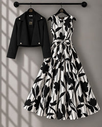 Luxe Bloom Jacket Maxi Set