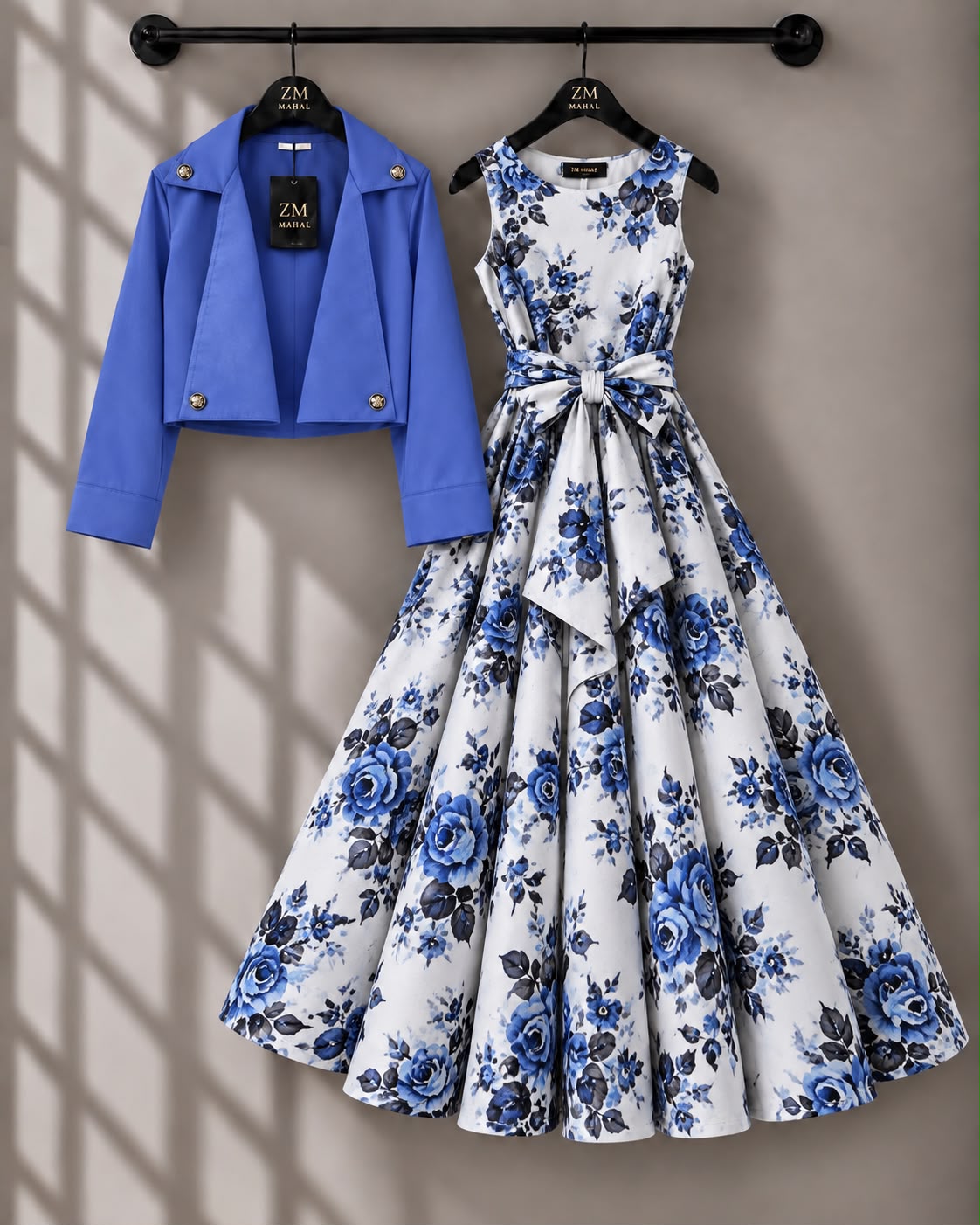 Luxe Bloom Jacket Maxi Set