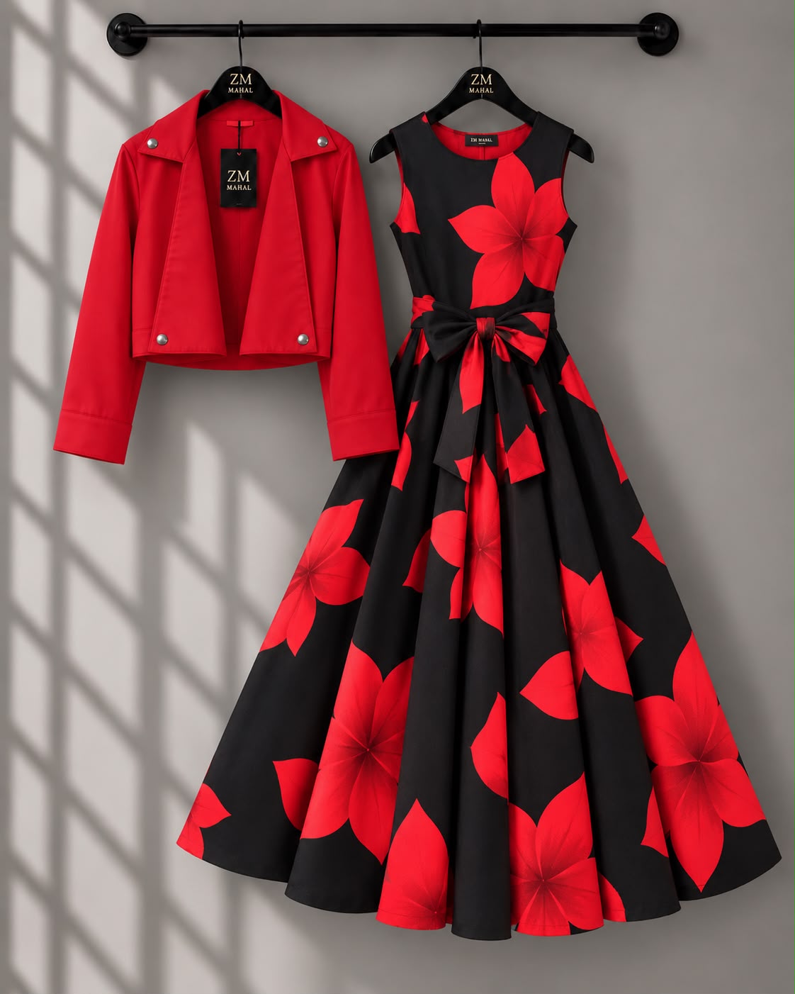 Luxe Bloom Jacket Maxi Set