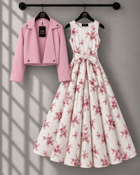 Luxe Bloom Jacket Maxi Set