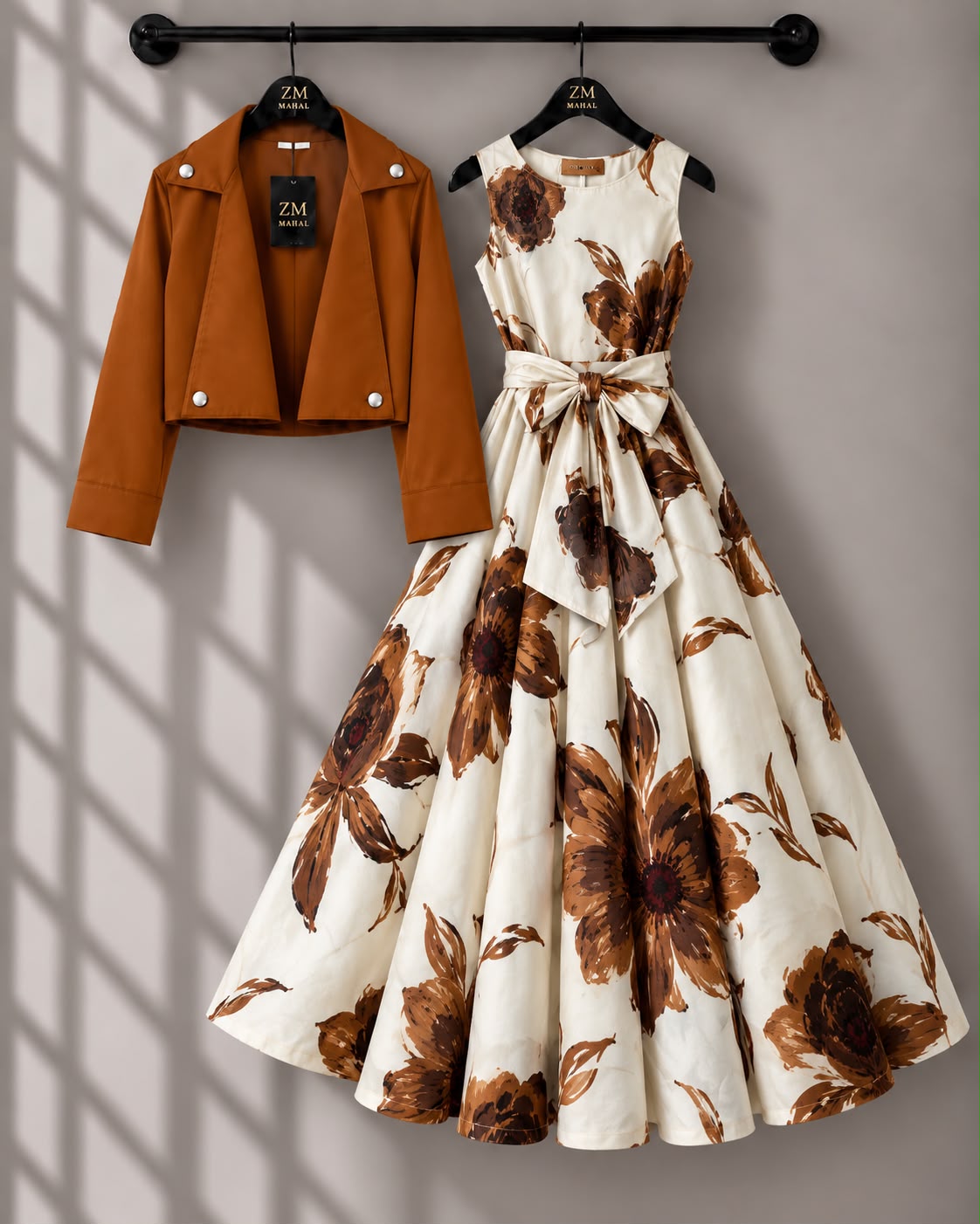 Luxe Bloom Jacket Maxi Set