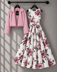 Luxe Bloom Jacket Maxi Set