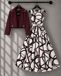 Luxe Bloom Jacket Maxi Set