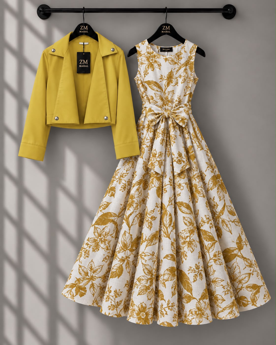 Luxe Bloom Jacket Maxi Set