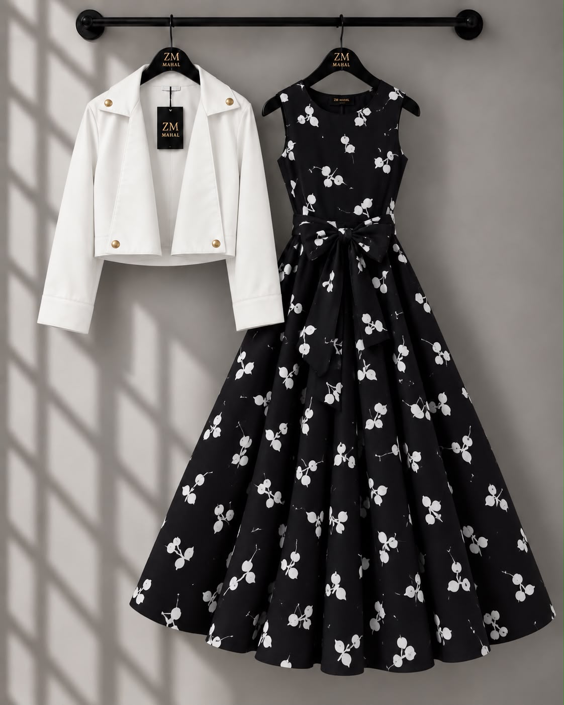 Luxe Bloom Jacket Maxi Set