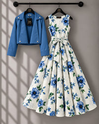 Luxe Bloom Jacket Maxi Set