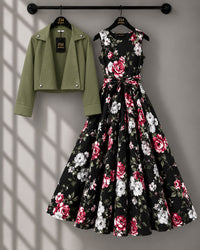 Luxe Bloom Jacket Maxi Set
