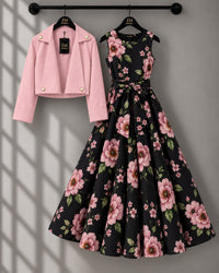 Luxe Bloom Jacket Maxi Set