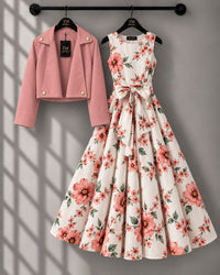 Luxe Bloom Jacket Maxi Set