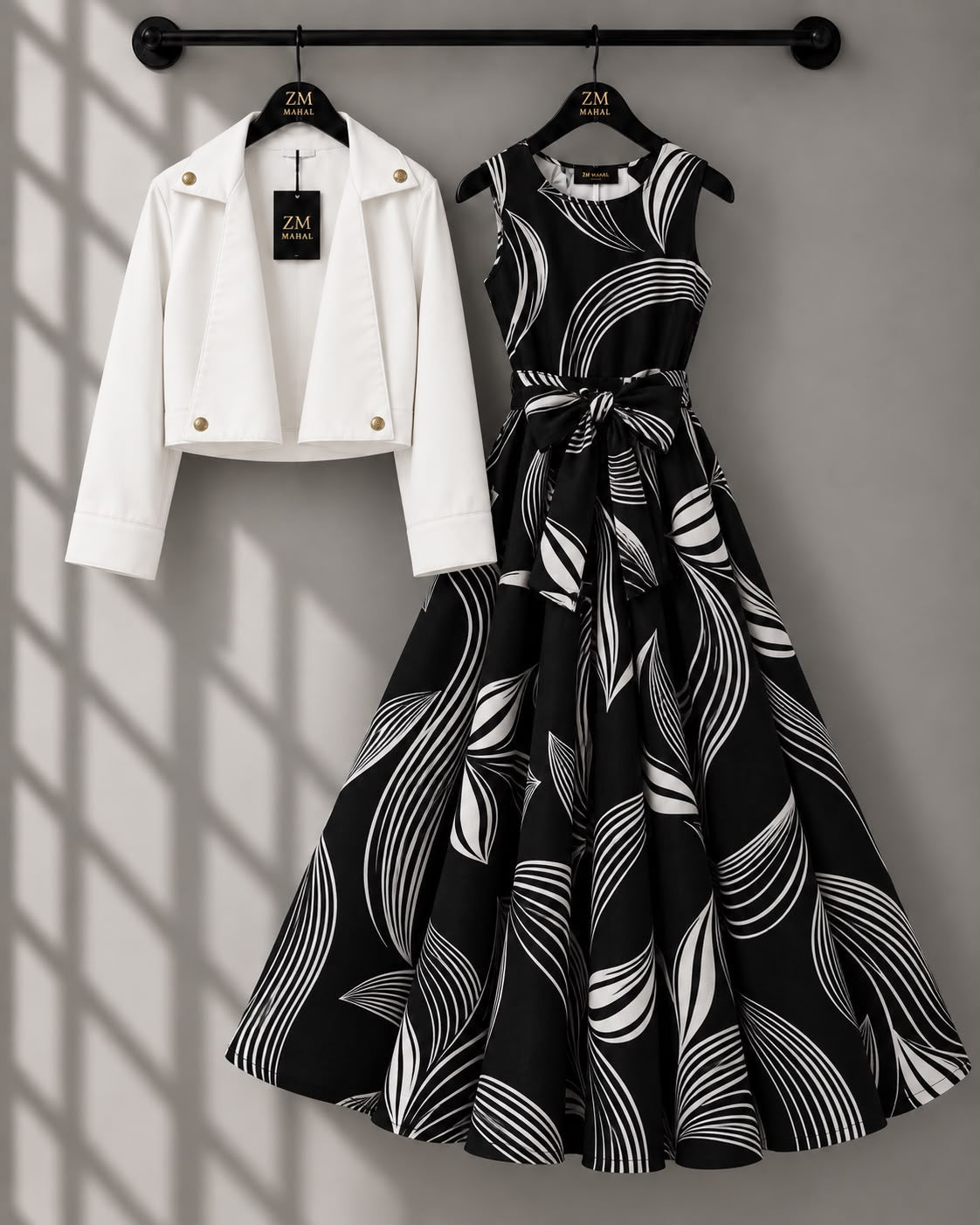 Luxe Bloom Jacket Maxi Set