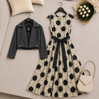 Luxe Bloom Jacket Maxi Set