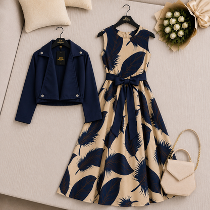 Luxe Bloom Jacket Maxi Set