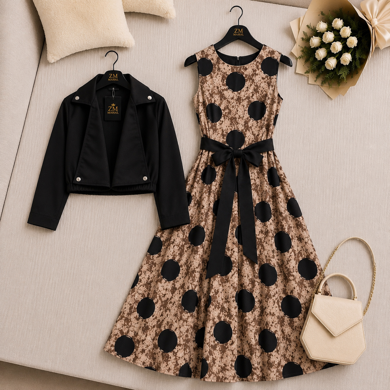 Luxe Bloom Jacket Maxi Set