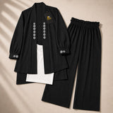 Sequence Embroidered Georgette 3-Piece Co-Ord Set
