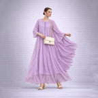 Stylish Bonanza Style 2 Piece Floral Frock with Dupatta Code-50