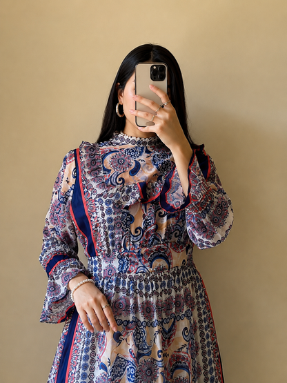 Turkish Imported Chiffon Maxi Dress