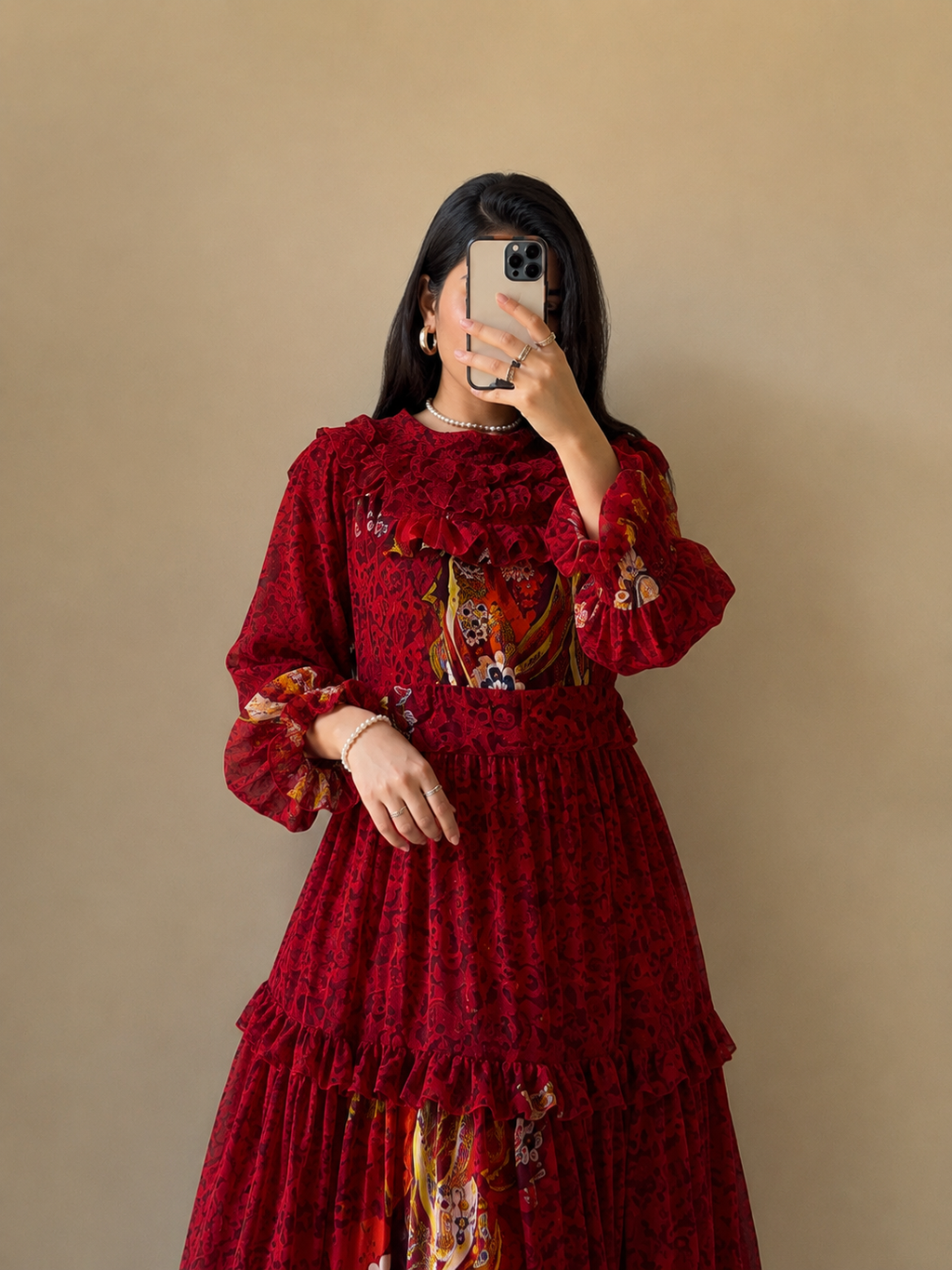 Turkish Imported Chiffon Maxi Dress