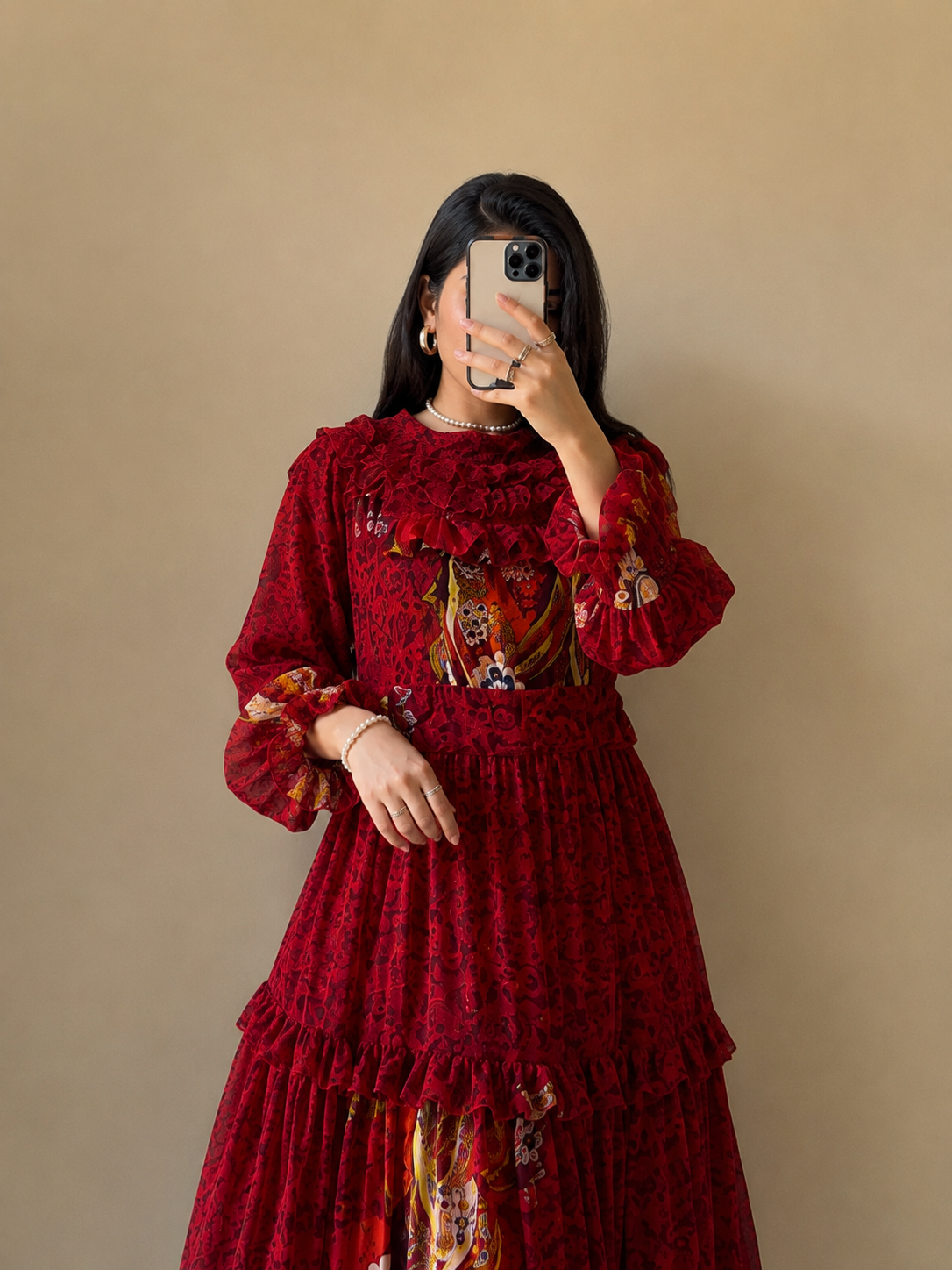 Turkish Imported Chiffon Maxi Dress