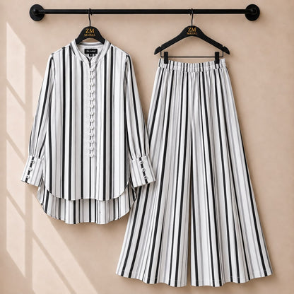 Floral Bloom Shirt & Palazzo Co-Ord Set