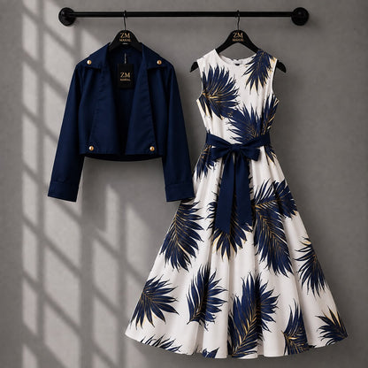 Luxe Bloom Jacket Maxi Set