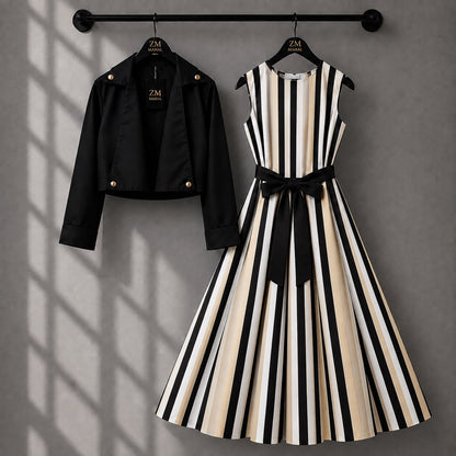 Luxe Bloom Jacket Maxi Set