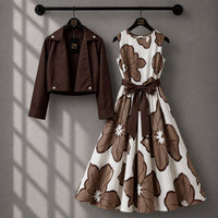 Luxe Bloom Jacket Maxi Set