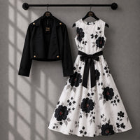 Luxe Bloom Jacket Maxi Set