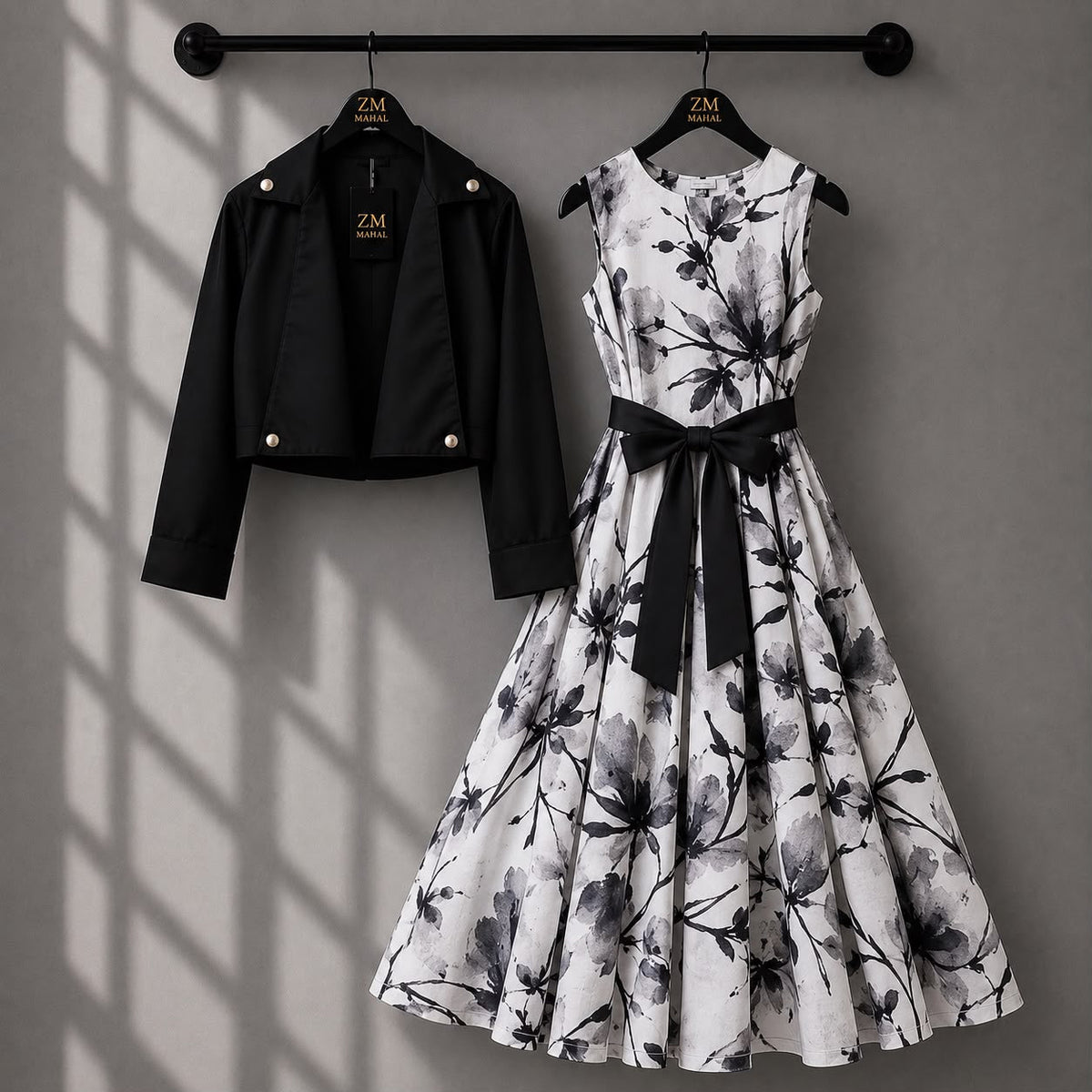 Luxe Bloom Jacket Maxi Set