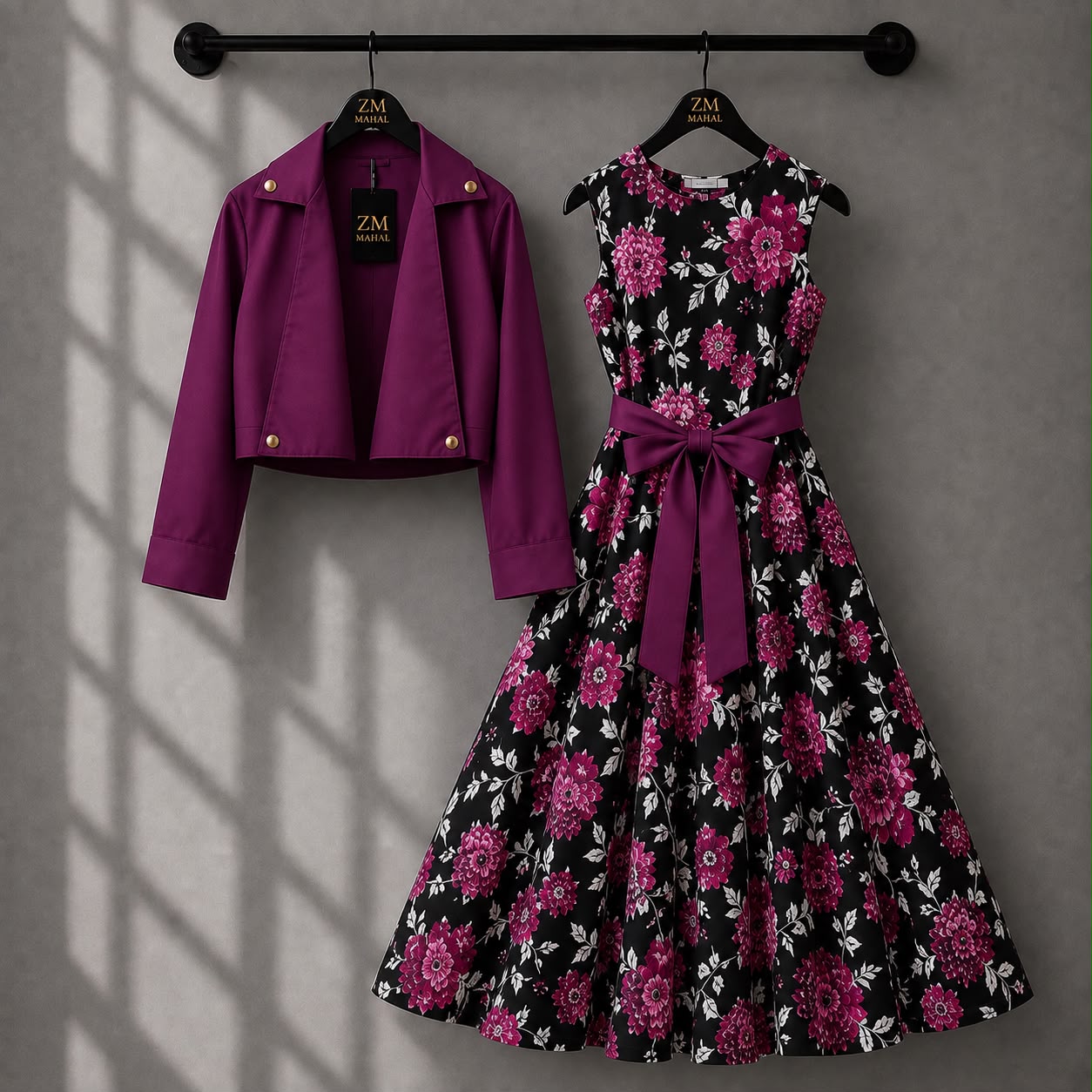 Luxe Bloom Jacket Maxi Set