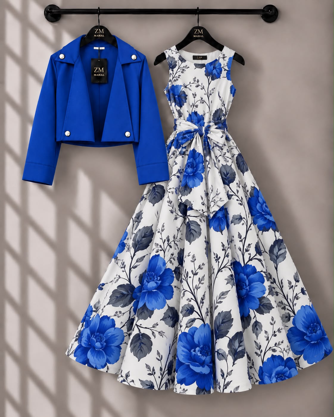 Luxe Bloom Jacket Maxi Set