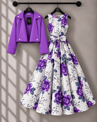 Luxe Bloom Jacket Maxi Set