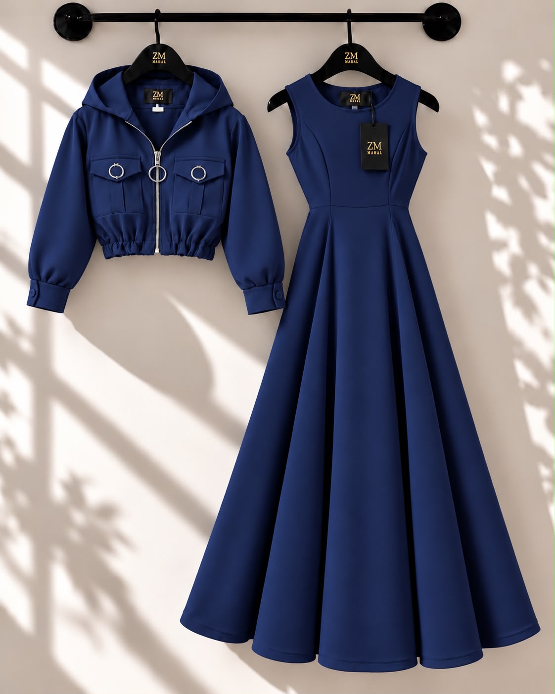 Zelya Turkish Frock & Coat Set