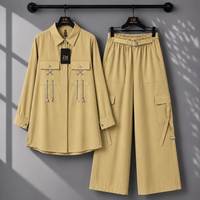 Rivaa Cargo 2-Piece Set in Maroon - women’s 2-piece outfit | KaprayOfficial