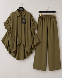 Butterfly Flare Co-Ord Set ZM-022