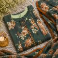 Bonanza Style 2 Piece Floral Frock with Dupatta for Women B2