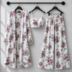 Floral Bloom 3-Piece Shrug & Palazzo Set
